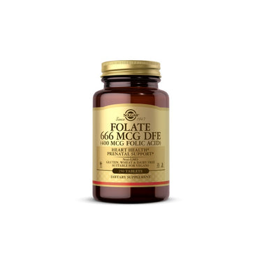 Folate 666 mcg DFE (Folic Acid 400 mcg) 250 Tablets - front